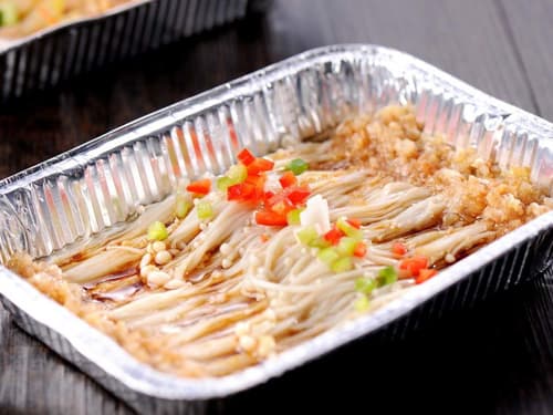 田阳锡纸烤金针菇